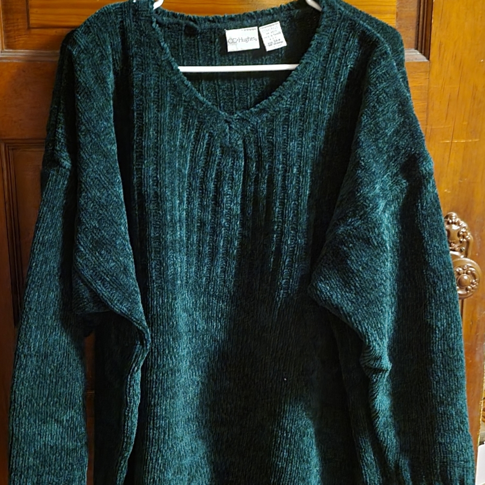 Oversized Emerald Sweater
